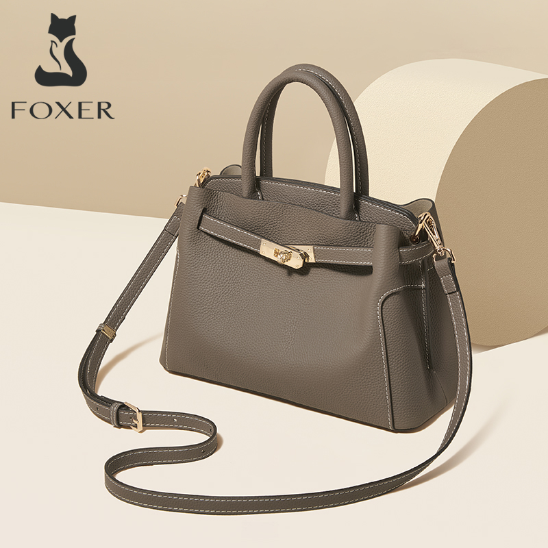 Women Bags Discount - FOXER Genuine Leather Women's Handbag Luxury