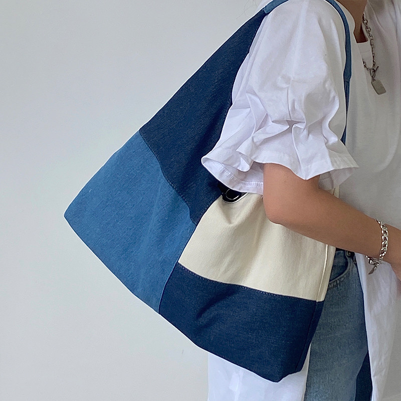 Patchwork Design Women Shoulde - Women Bags Jeans recension och pris