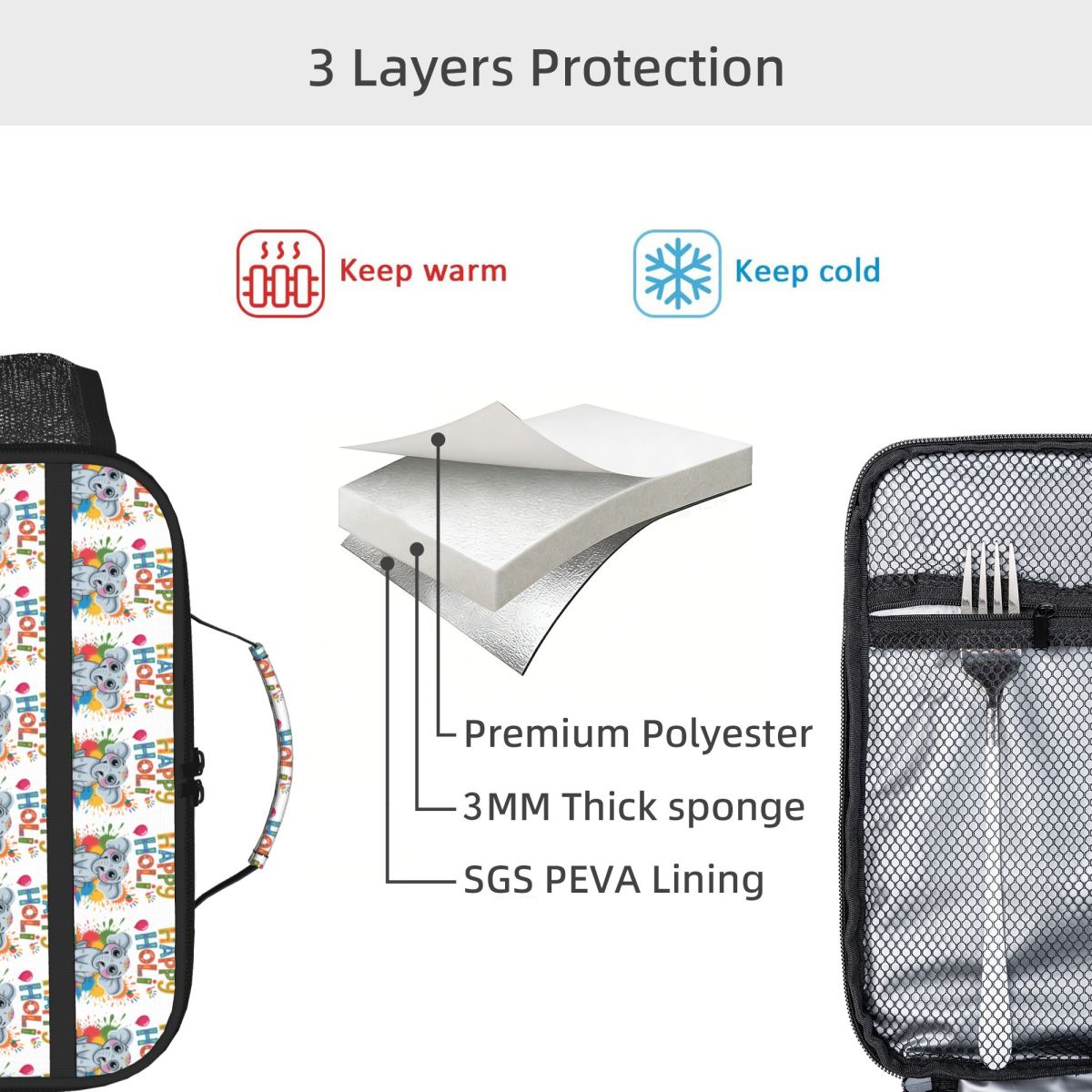 Happy Holi Festival India Colo - Women Bags India recension och pris