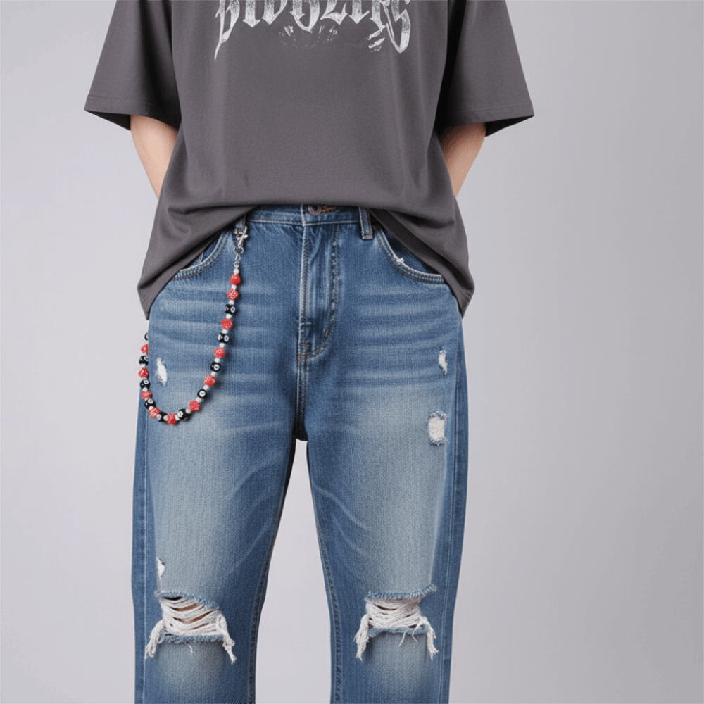 Jeans Chain Colorful Dice Wais - Women Bags Jeans recension och pris