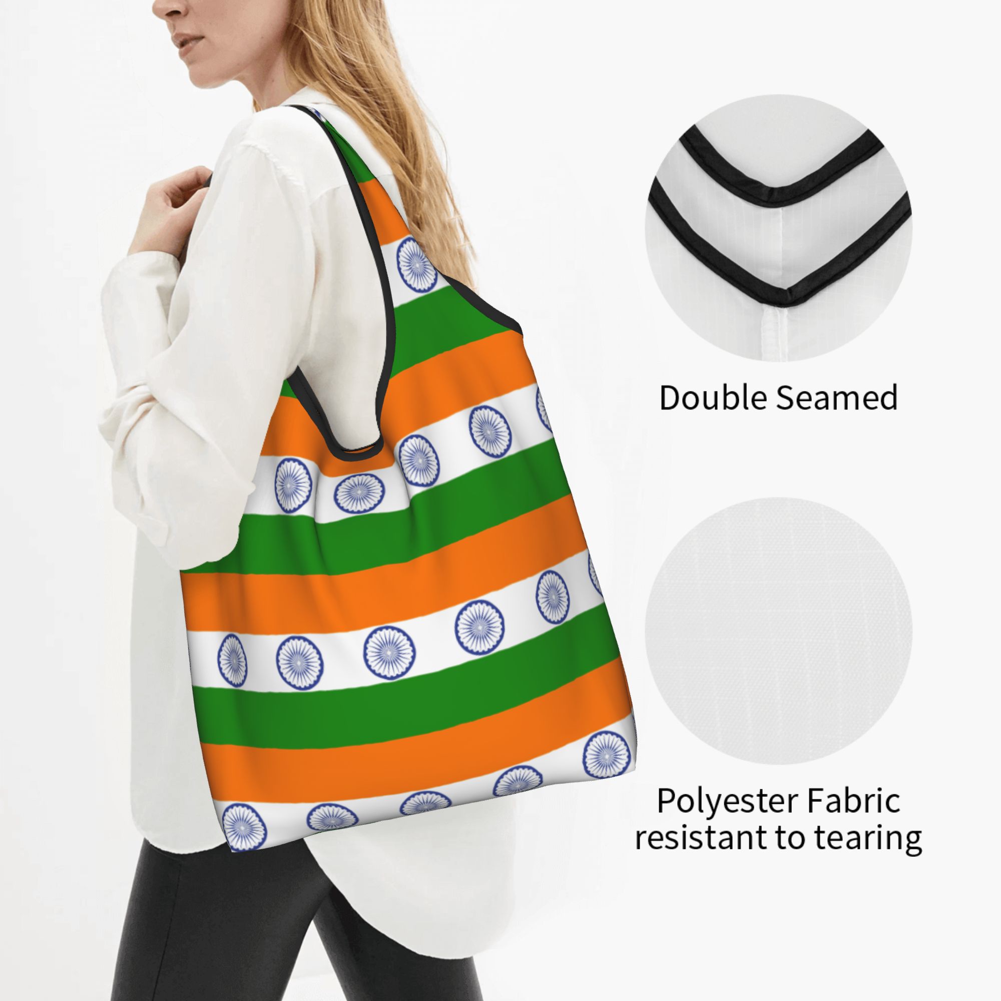 Reusable Flag Of Indias Shoppi - Women Bags India recension och pris