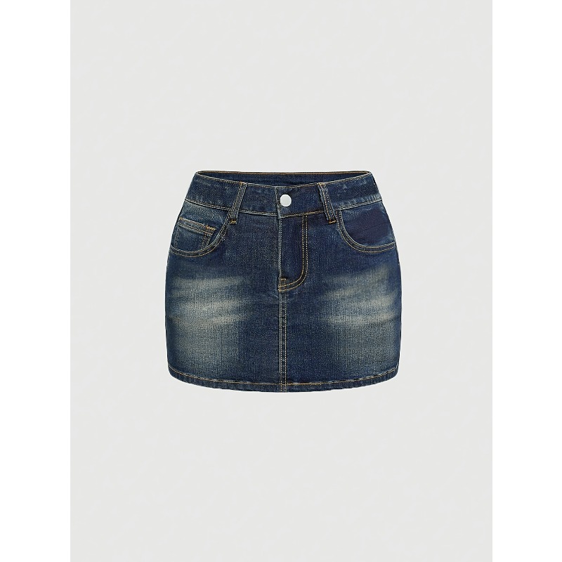 Summer Denim Retro Short Skirt - Women Bags Jeans recension och pris