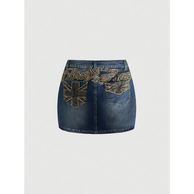 Summer Denim Retro Short Skirt - Women Bags Jeans recension och pris