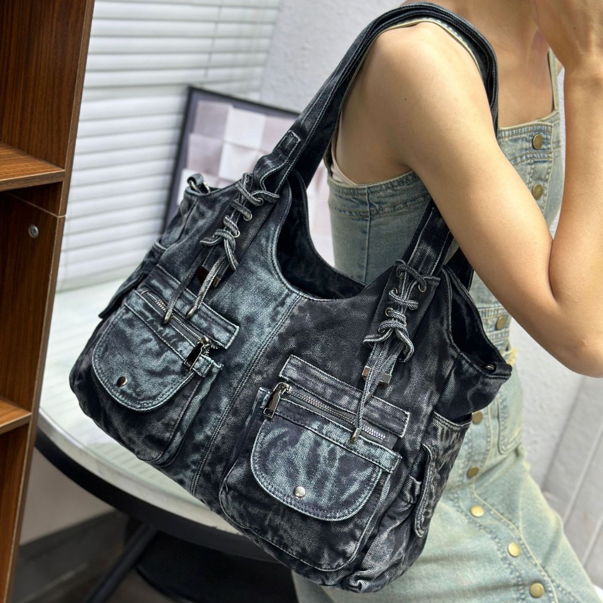Women's Denim Bag Y2K Vintage  - Women Bags Jeans recension och pris