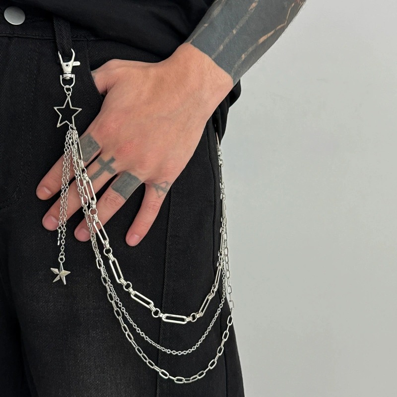 Men Women Hip Hop Double Layer - Women Bags Jeans recension och pris