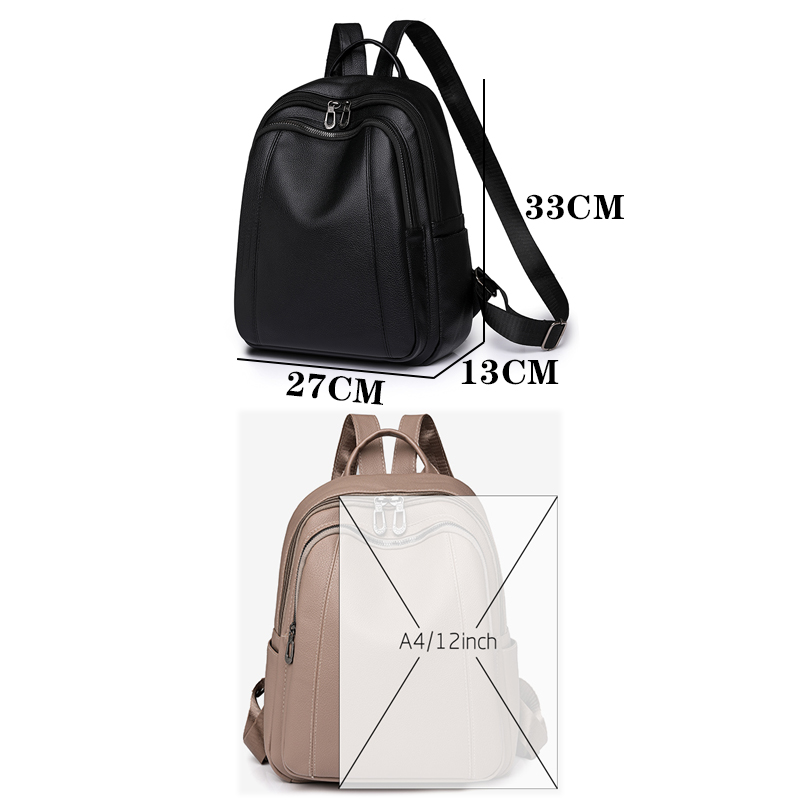High Quality Leather Backpack  - Women Bags H&M recension och pris
