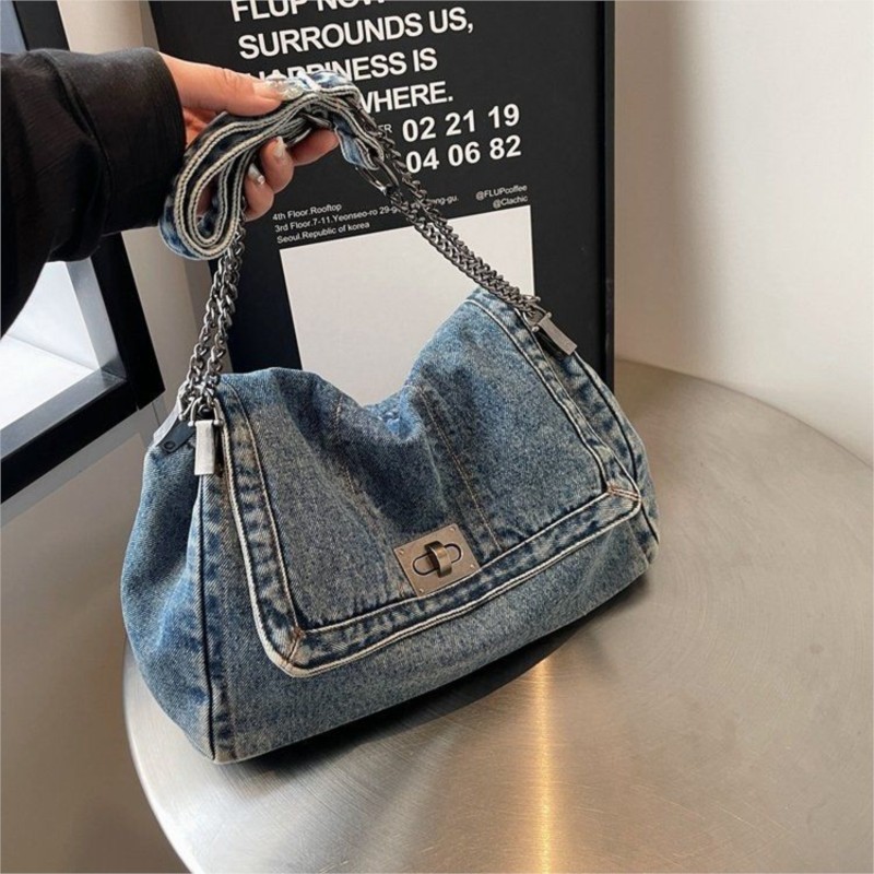 Harajuku Style Vintage Denim T - Women Bags Jeans recension och pris