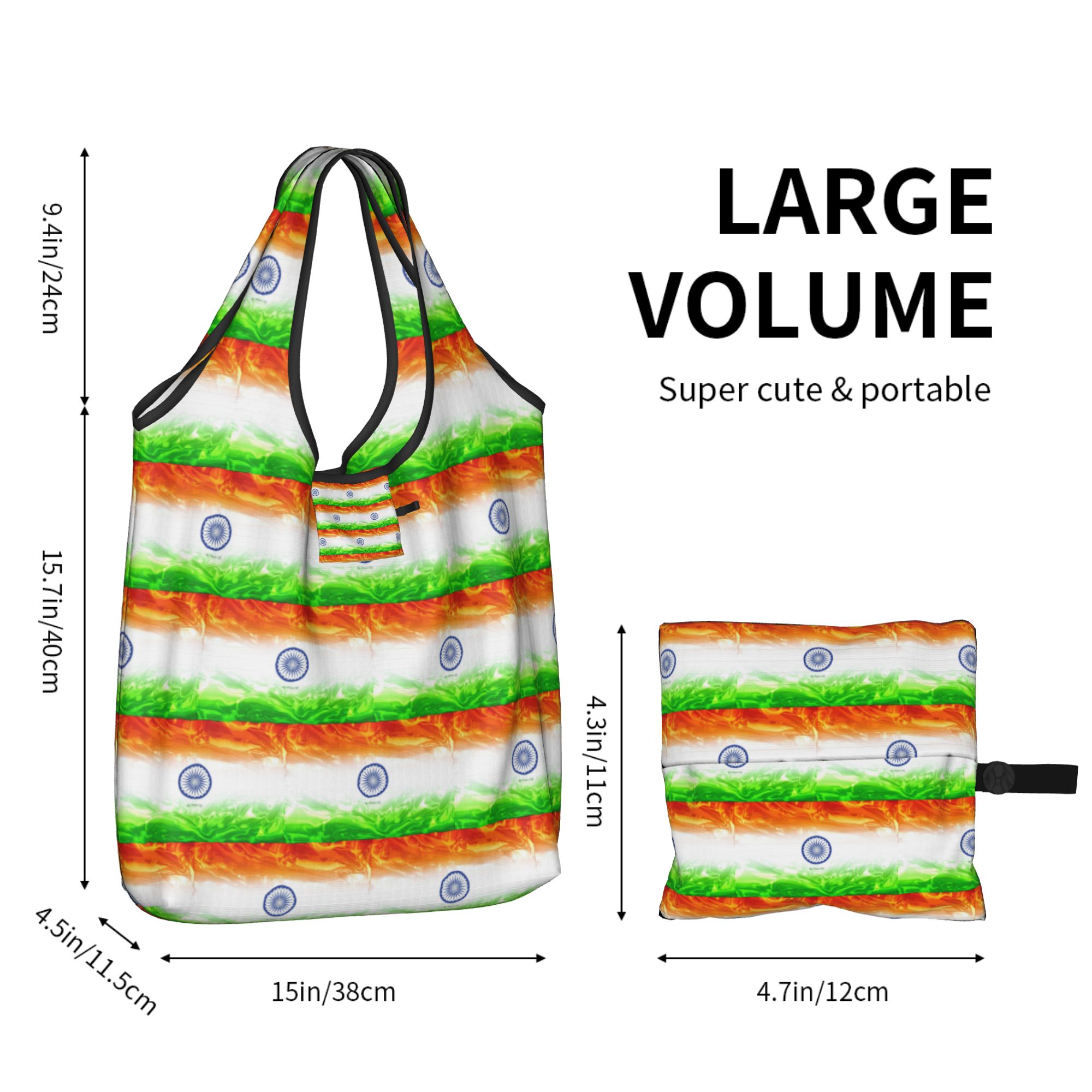 Flag Of Indias Grocery Shoppin - Women Bags India recension och pris