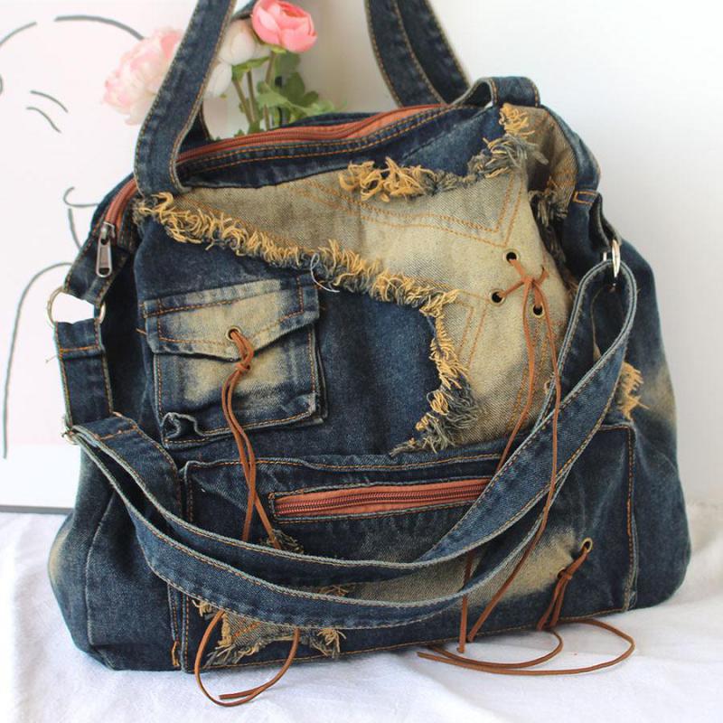 Y2k Wasteland Stray Retro  Den - Women Bags Jeans recension och pris