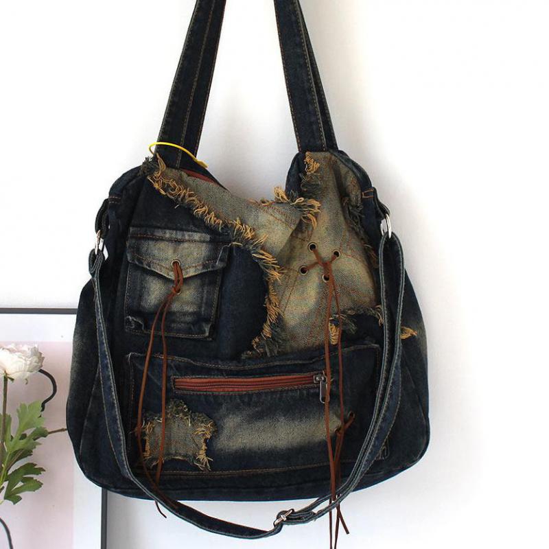 Y2k Wasteland Stray Retro  Den - Women Bags Jeans recension och pris