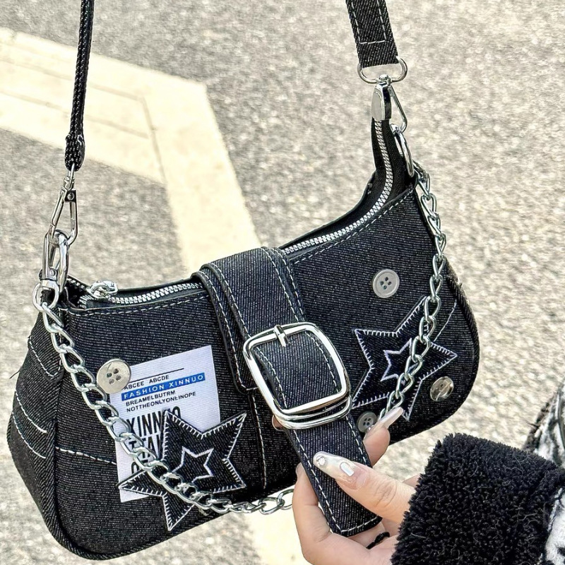 Y2k Fashion Women's Handbags S - Women Bags Jeans recension och pris