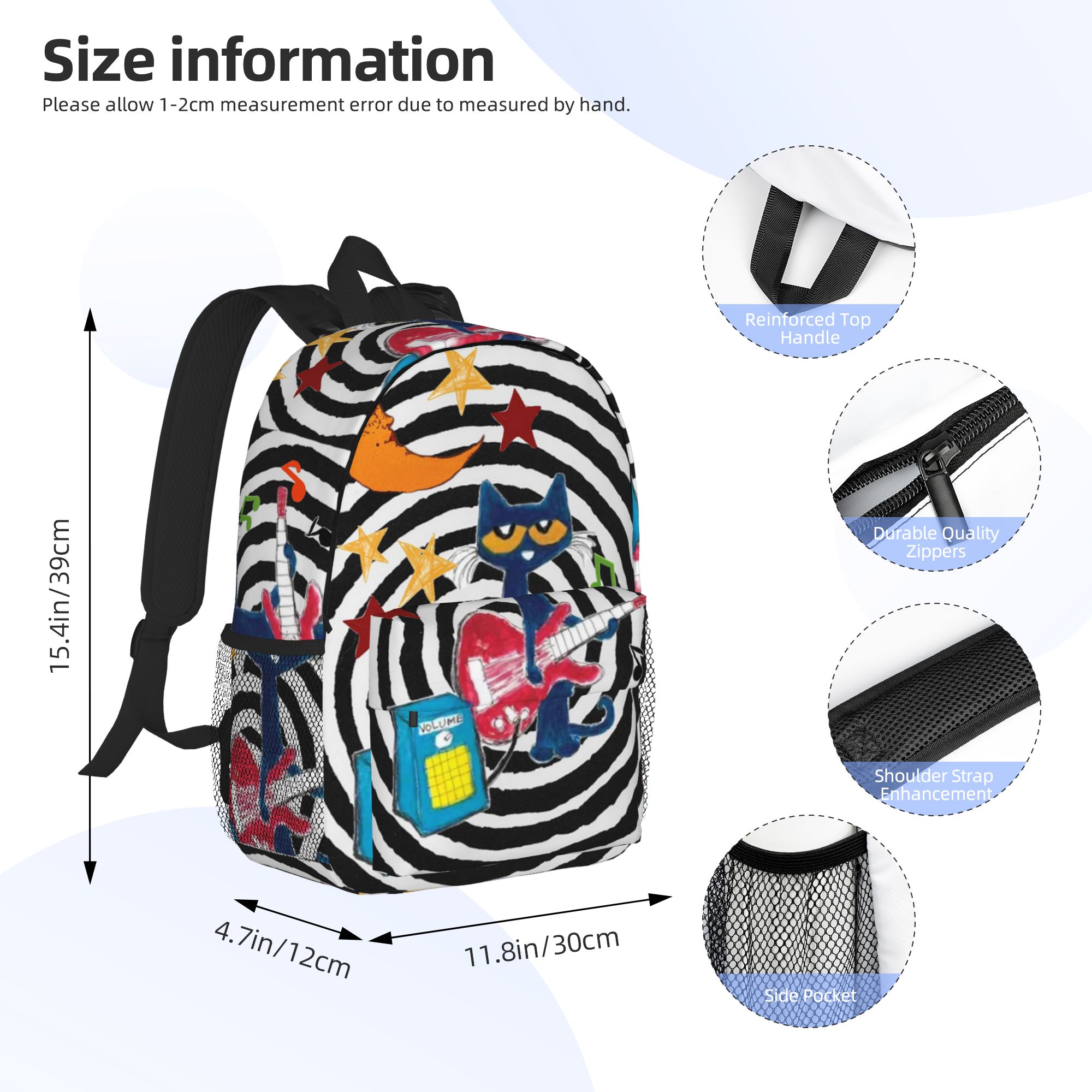 Pete The Cat Backpack Hot Sale - Women Bags Discount recension och pris