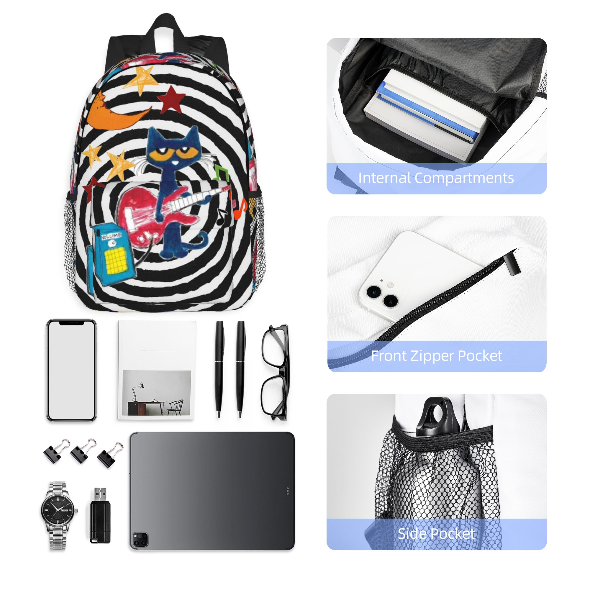 Pete The Cat Backpack Hot Sale - Women Bags Discount recension och pris
